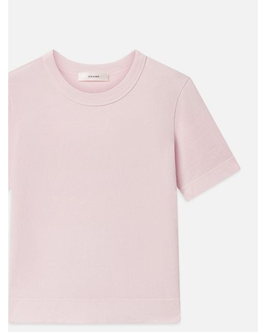 FRAME Pink The Boxy Tee