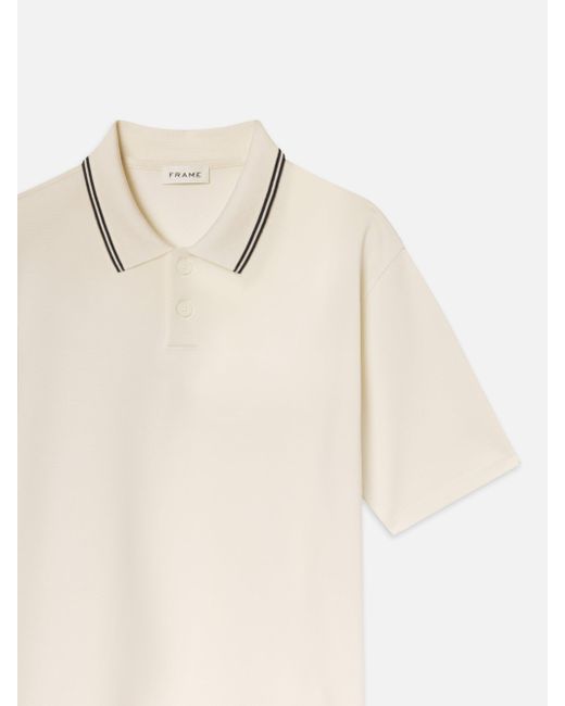 FRAME White Light Pique Polo for men