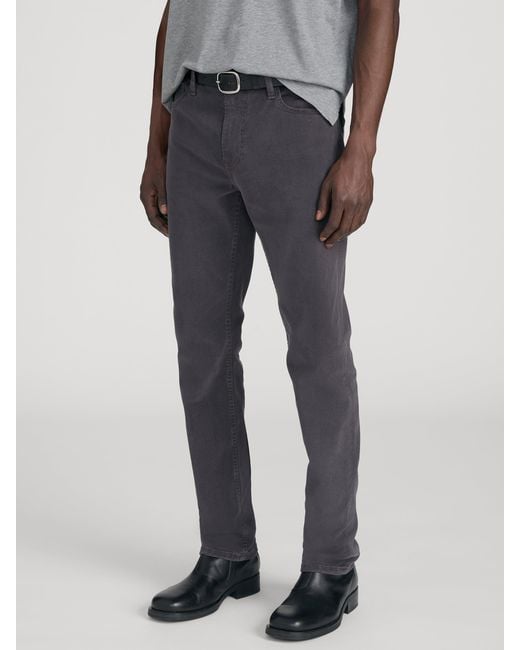 FRAME Blue Modern Straight Stretch Twill for men