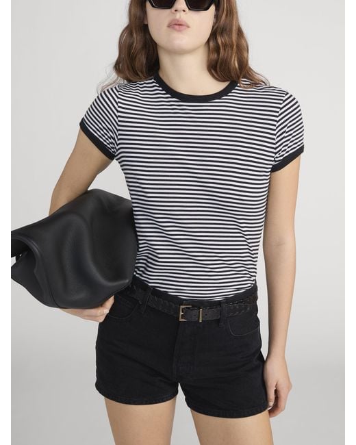FRAME Multicolor The Ringer Baby Tee
