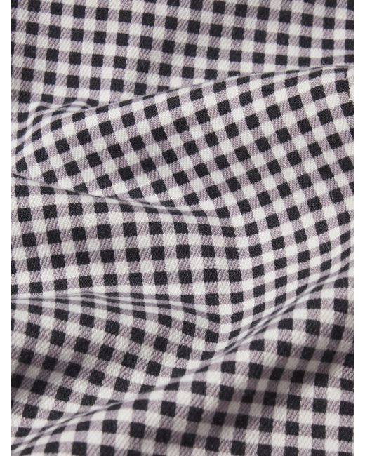 FRAME Gray Le Sleek Straight Gingham
