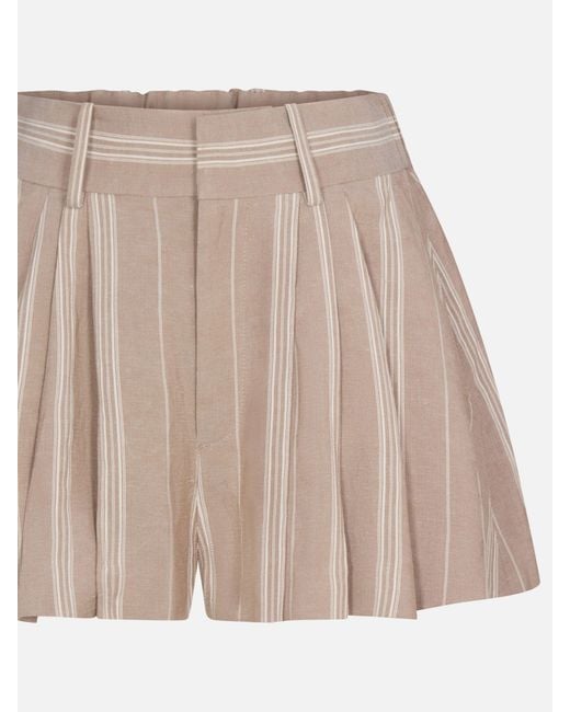 FRAME Natural The Linen Refract Short