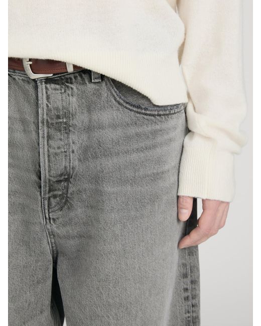 FRAME Gray Baggy Jean for men