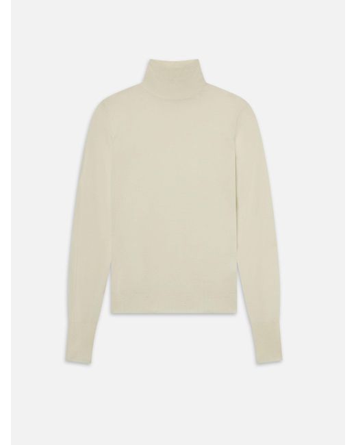 FRAME White Slim Turtleneck