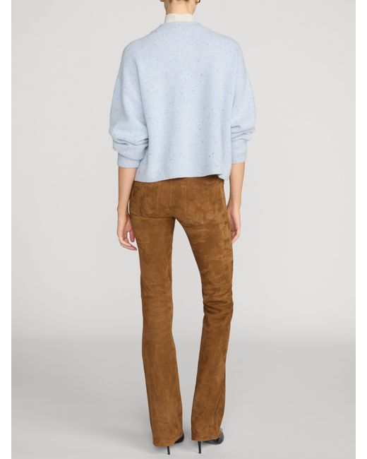 FRAME Blue The Lightweight Fleck Cardi
