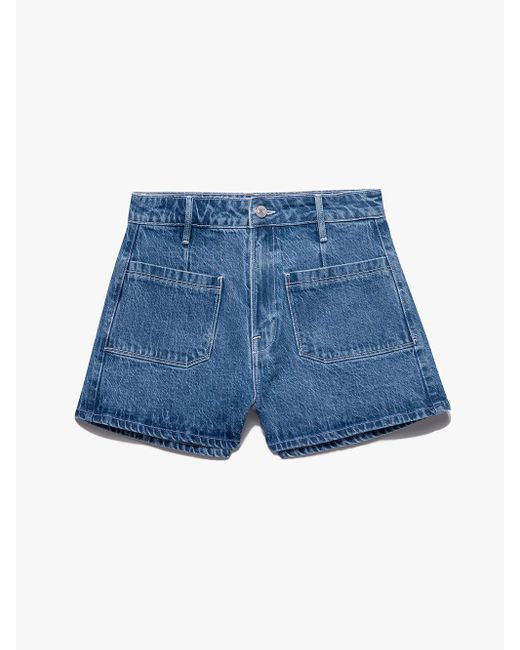 FRAME Le Bardot Short in Blue