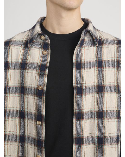 FRAME White Plaid Overshirt