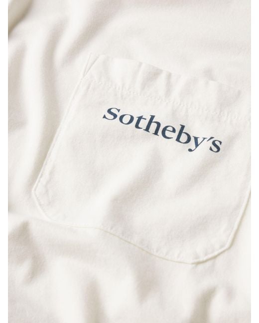 FRAME White Sotheby's Long Sleeve Tee