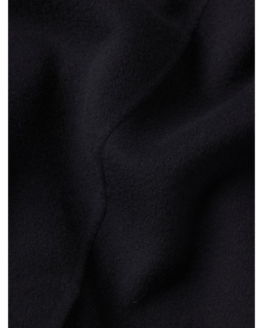 FRAME Blue Double Face Wool Overcoat for men