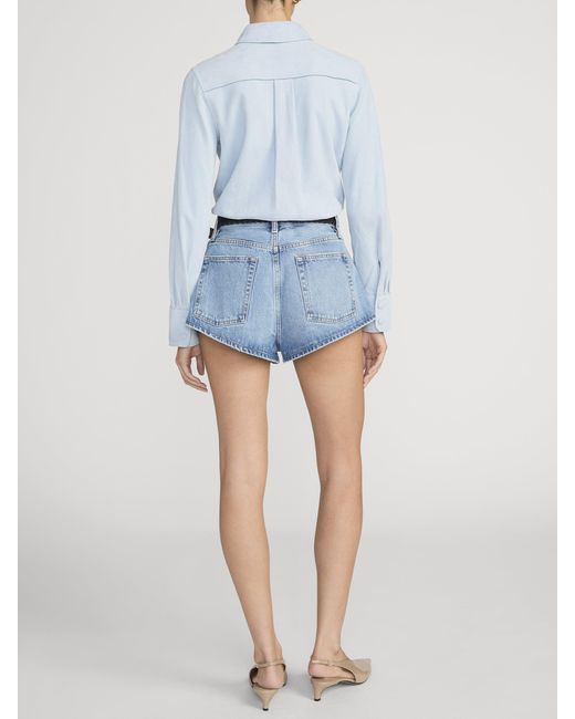 FRAME Blue The Tilt Short