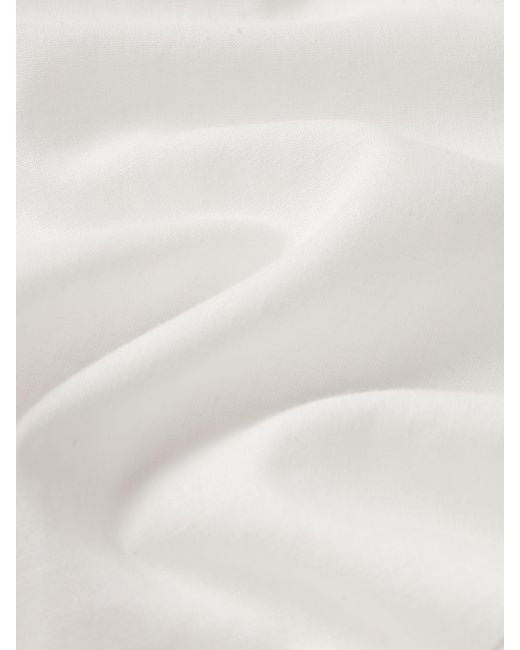 FRAME White Linen Blend Shirt for men