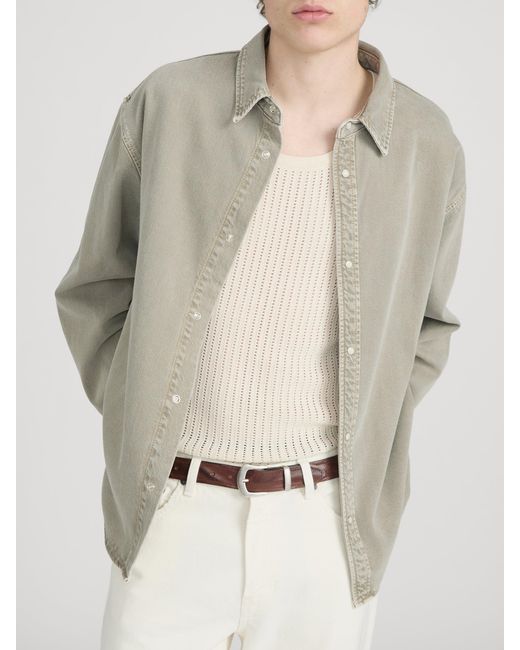 FRAME Multicolor Relaxed Denim Shirt for men