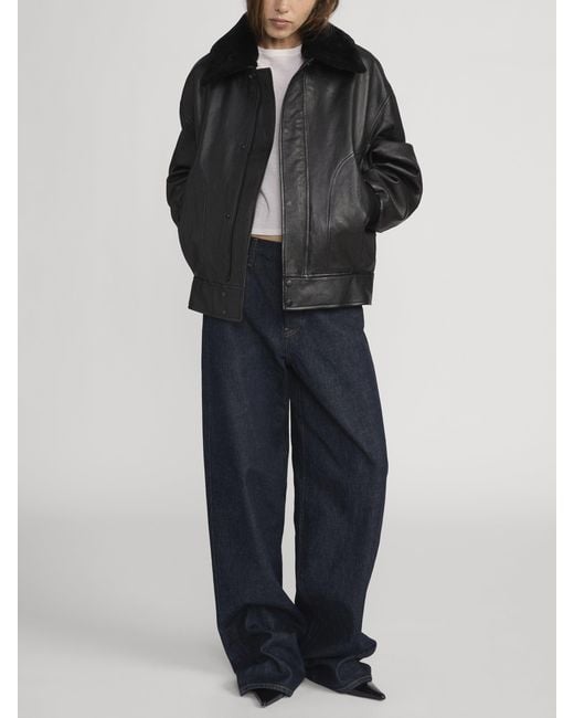FRAME Black The Nightcap Bomber