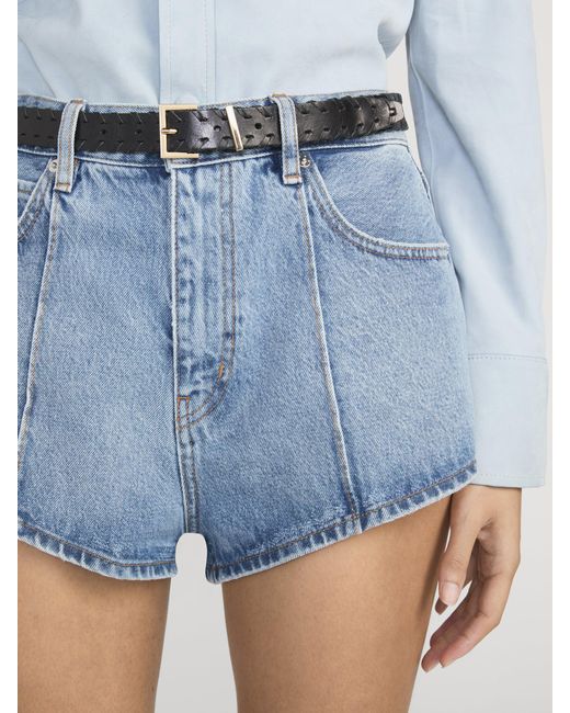 FRAME Blue The Tilt Short