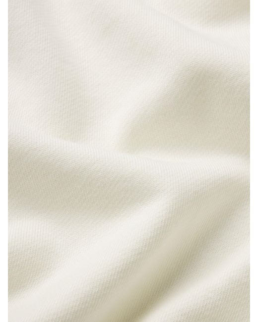 FRAME White Sotheby's Half Zip Sweatshirt for men