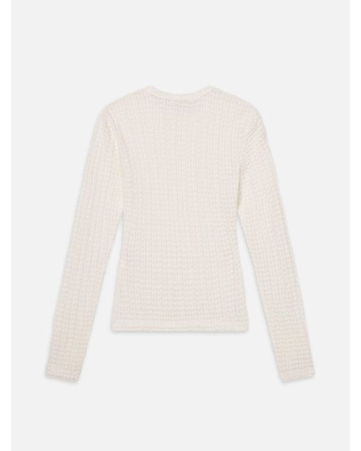 FRAME White The Popcorn Top