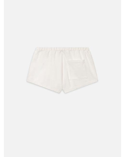 FRAME White Sotheby's Sweat Short