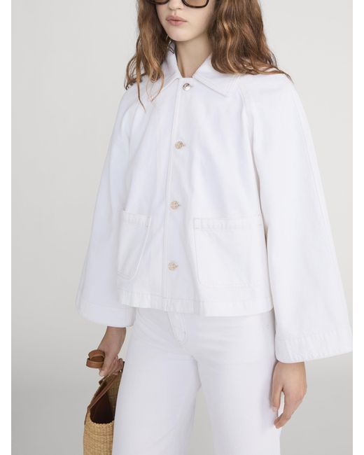 FRAME White The Swing Jacket