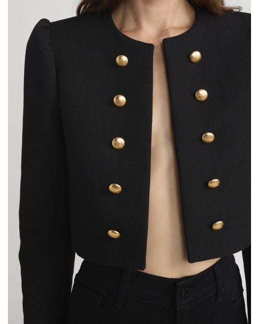 FRAME Black The Ritz Nova Jacket