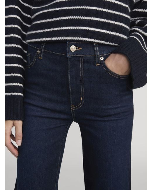 FRAME Blue Le Sleek Straight Long