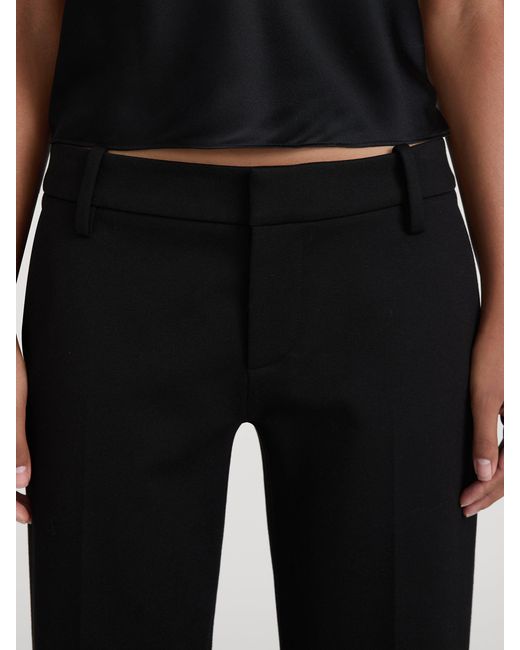 FRAME Black The Pixie Low Trouser