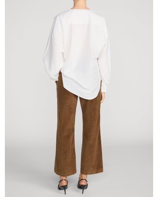 FRAME Brown The Corduroy Swing Trouser