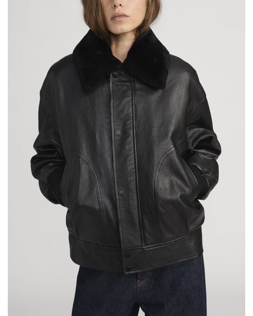 FRAME Black The Nightcap Bomber