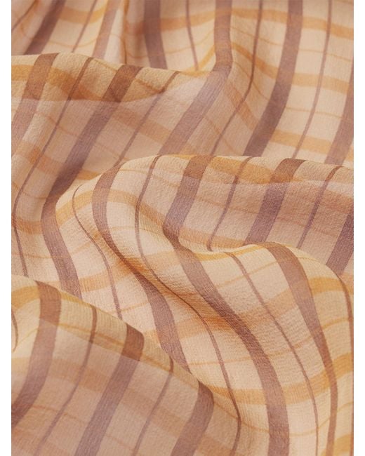 FRAME Brown The Lantern Blouse