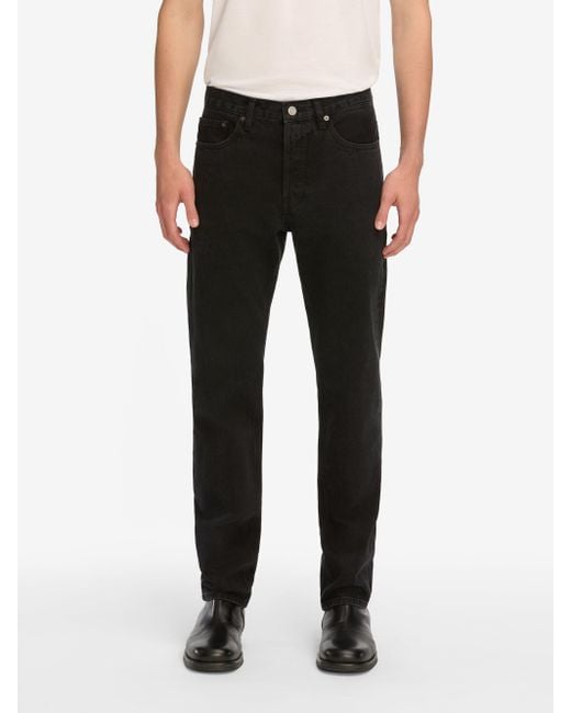FRAME Black The Straight Jean for men