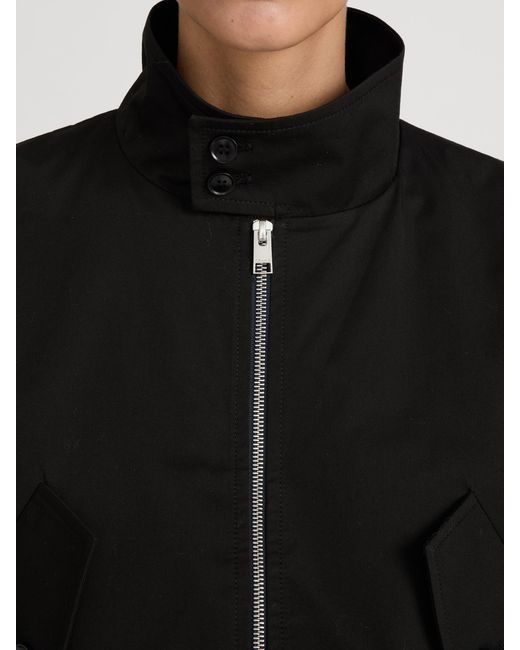 FRAME Black The Harrington Jacket