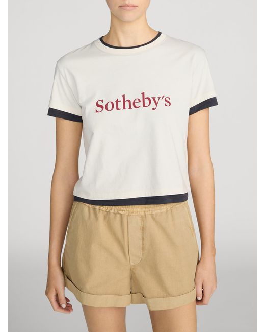 FRAME White Sotheby's Layered Tee