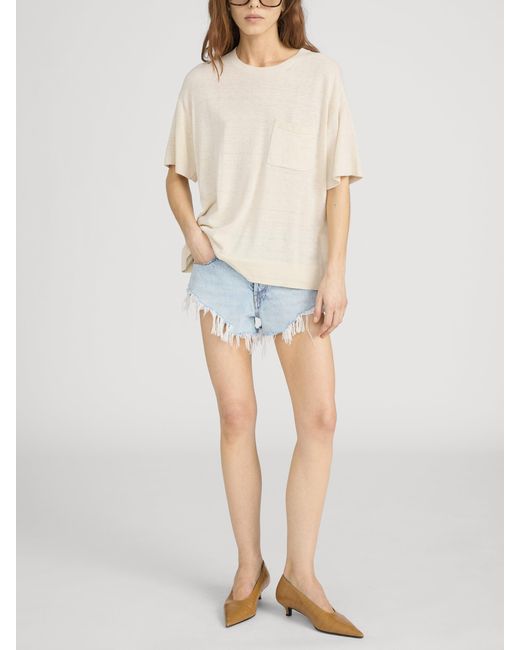 FRAME Blue The Grunge Hang Short