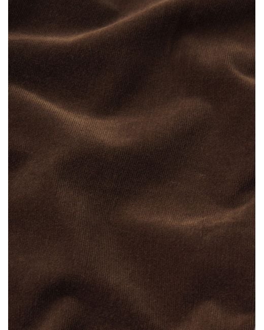FRAME Brown Le Sleek Straight Corduroy
