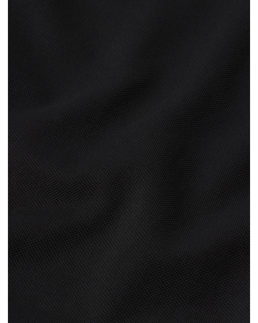FRAME Black Zip Polo Shirt for men