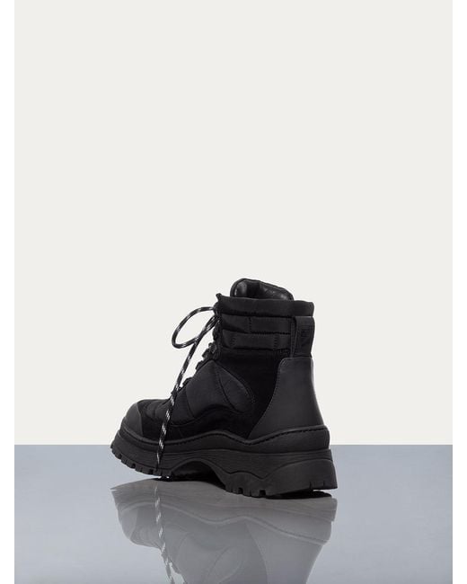 FRAME Black Hiking Lug Sole Boot for men