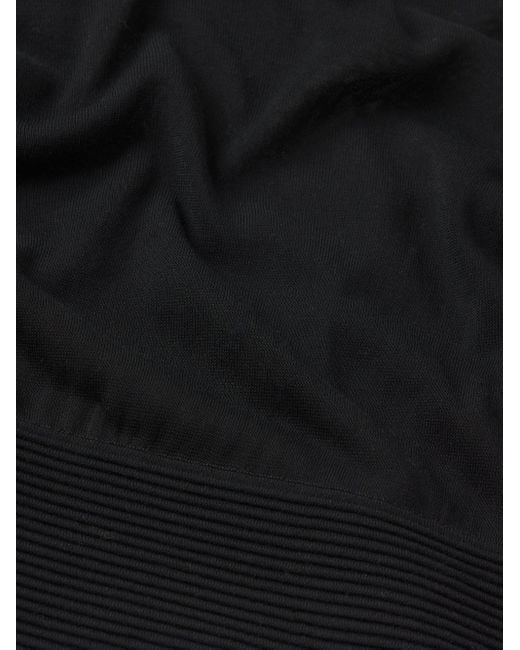 FRAME Black The Sleek Sweater