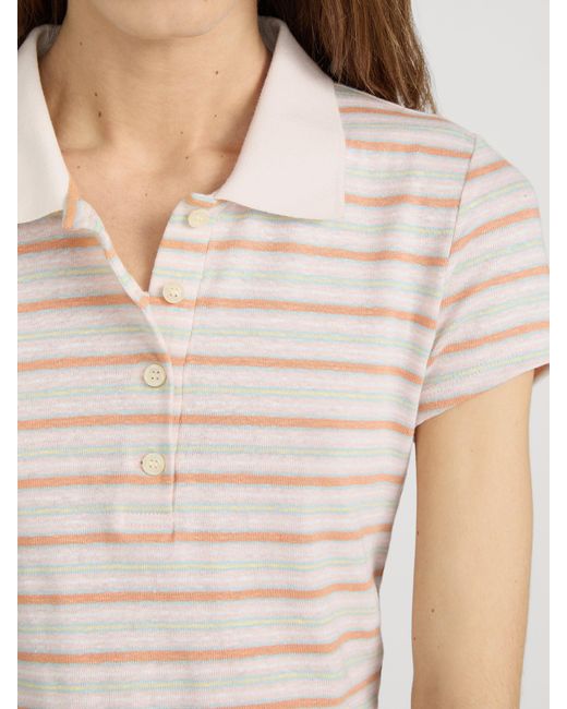 FRAME Natural The Stripe Polo