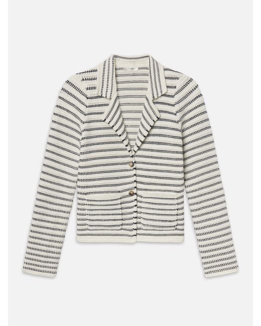 FRAME White The Crochet Blazer