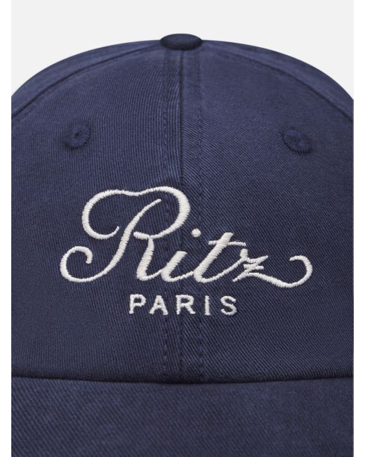 FRAME Blue Ritz Cotton Hat