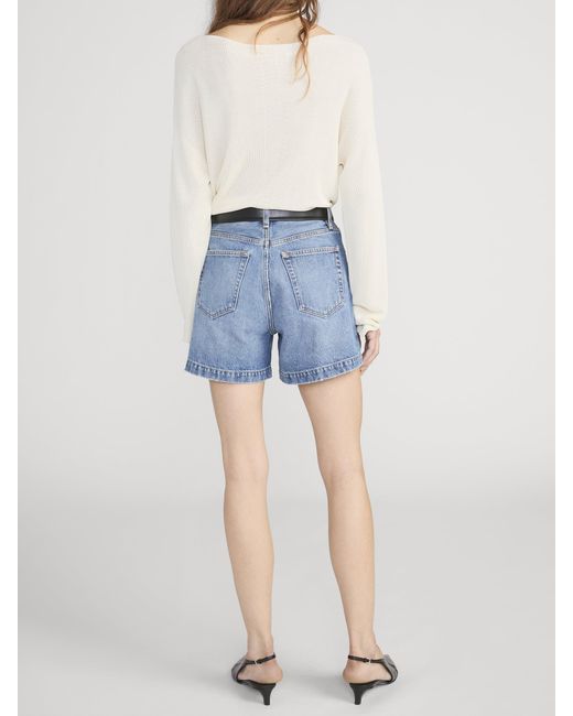 FRAME White The Drapey Sweater