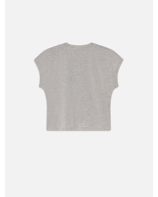 FRAME Gray The Muscle Tee