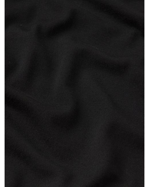 FRAME Black Slim Turtleneck