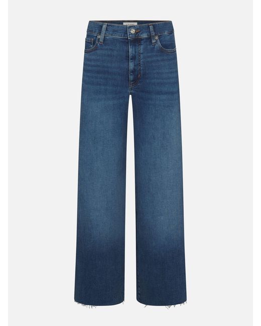 FRAME Blue Le Slim Palazzo Long