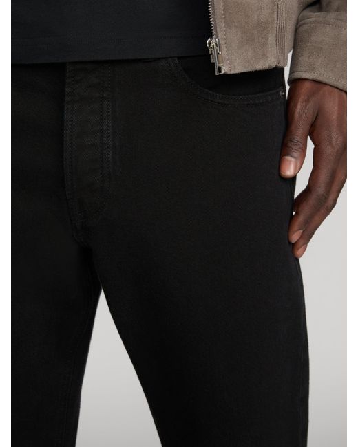 FRAME Black The Straight Jean for men