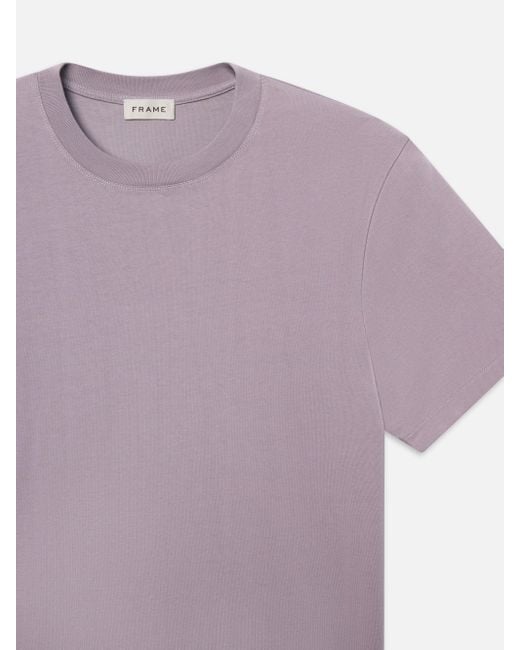 FRAME Purple Frame Logo Tee for men
