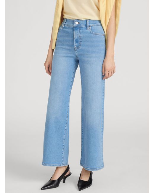 FRAME Blue Le Pixie Slim Palazzo
