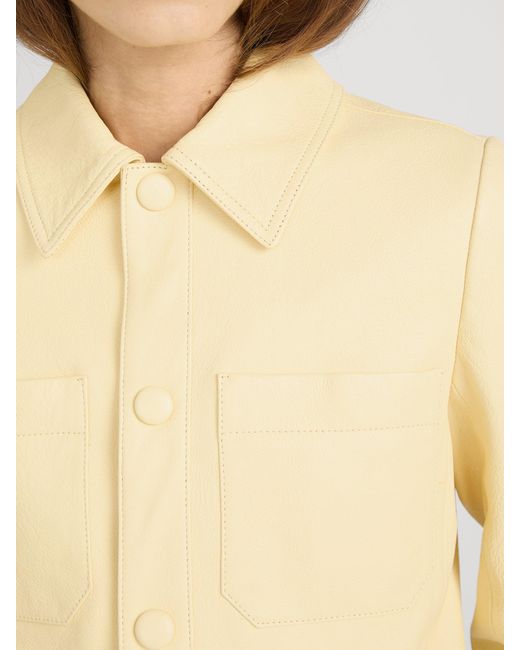 FRAME Yellow The Small Leather Jacket