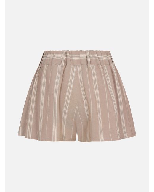 FRAME Natural The Linen Refract Short