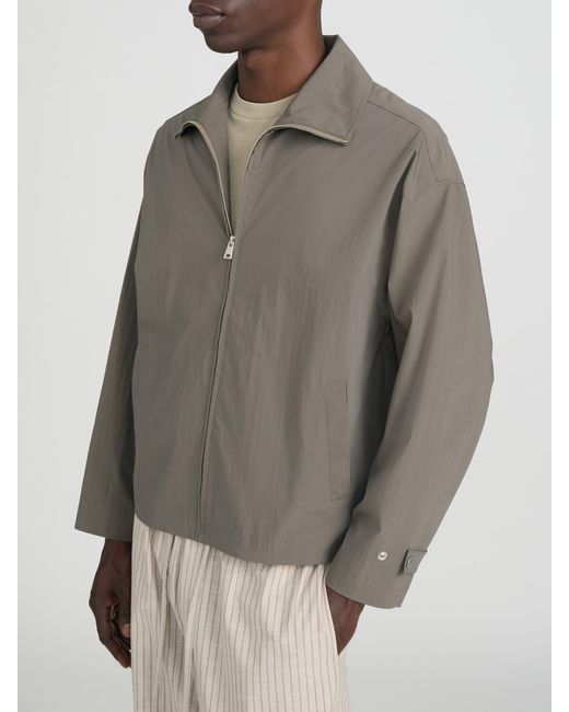 FRAME Gray Nylon Jacket for men