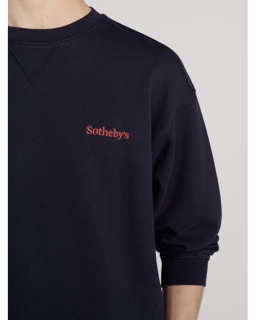 FRAME Blue Sotheby's Sweatshirt for men